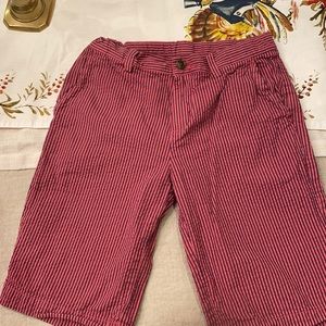 Brooks Brothers boys red seersucker shorts size 10